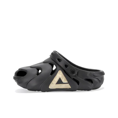 PEAK Pole Hole Shoes Clogs Men's Black Gold