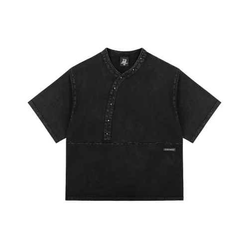XINYINSU 24SS T Shirt Unisex Black
