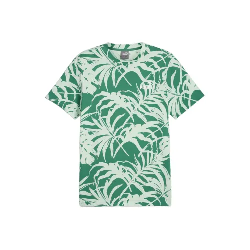 PUMA HER T Shirts Men Green