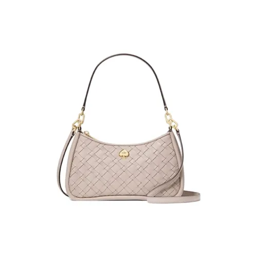 Kate Spade Cow Leather Crossbody Bag, Shoulder Bag Trumpets Women's Khaki