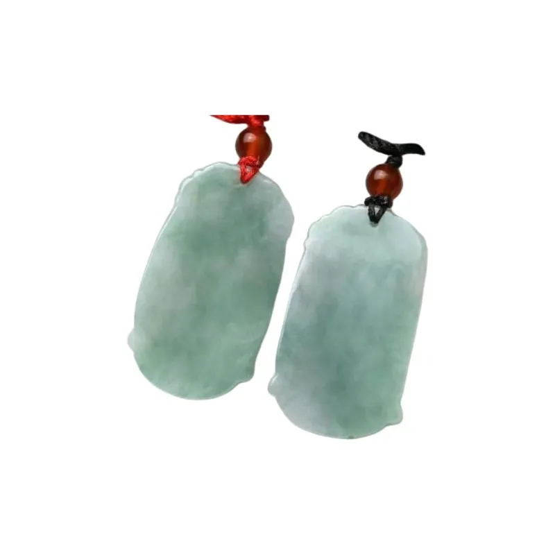 Jade Key Glutinous Jade Jadeite Pendants Unisex-3
