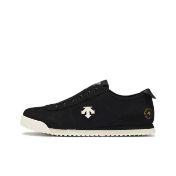 DESCENTE CHRON TEMPO Abrasion Resistant Low Top Casual Shoes Men's Black