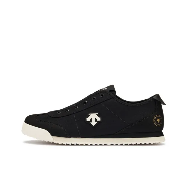DESCENTE CHRON TEMPO Abrasion Resistant Low Top Casual Shoes Men's Black-0