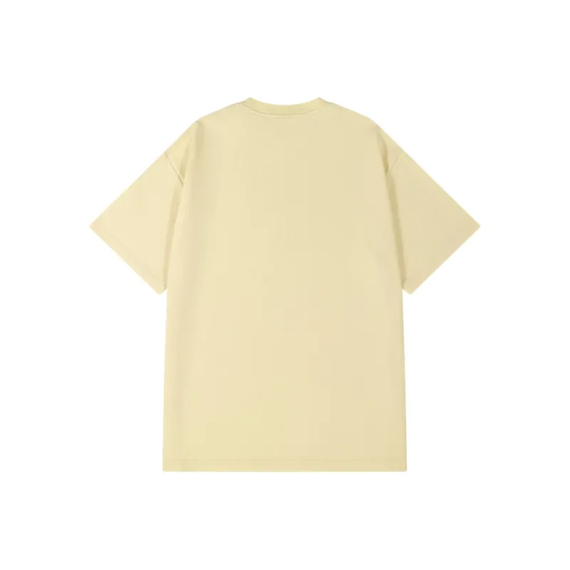 Caramella Drop Shoulder Sleeve T Shirt Unisex Black-13