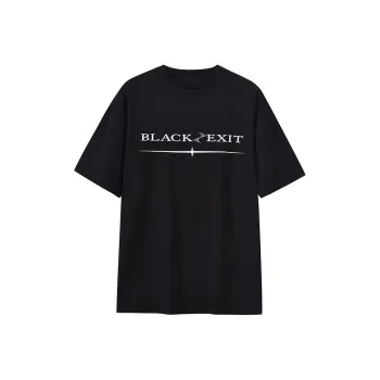 BLACK OF EXIT T Shirt Unisex Black