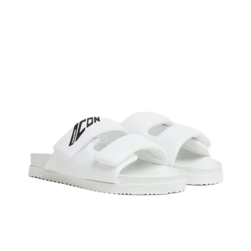 DSQUARED2 Icon print Slides Women's-2
