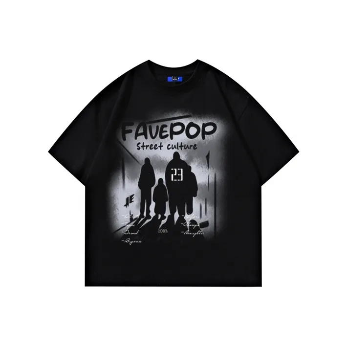 FAVEPOP Short Sleeved T Shirt Unisex-0