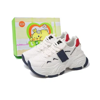 Budding Bear Anti Slip And Wear Resistant Lightweight Height Increasing Low Top Chunky Sneakers Women's Box