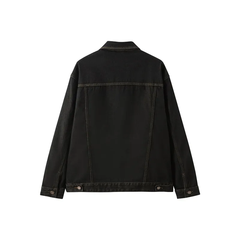 Gxg Jeans Jackets Coats Men's Black-1