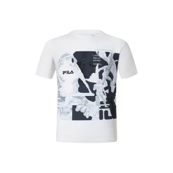 FILA SS24 T Shirt Men's Starlight White