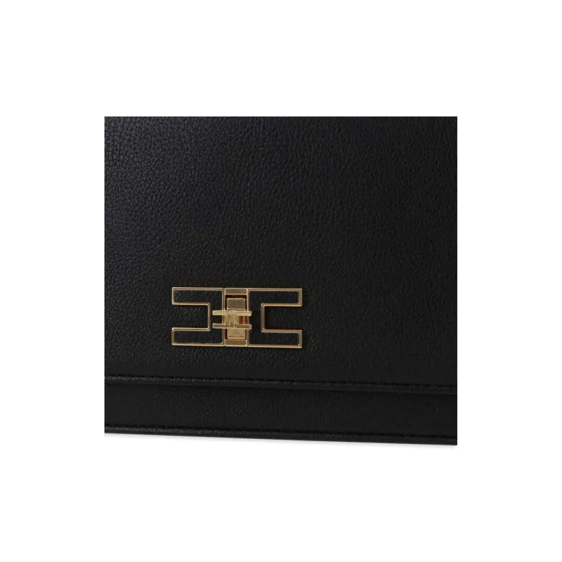 Elisabetta Franchi Groumette Chain Small Shoulder Bag-4