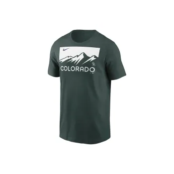 Nike Colorado Rockies City Connect Wordmark T-Shirt Men's Green