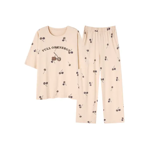 Shivs Pajama Set Women's Apricot