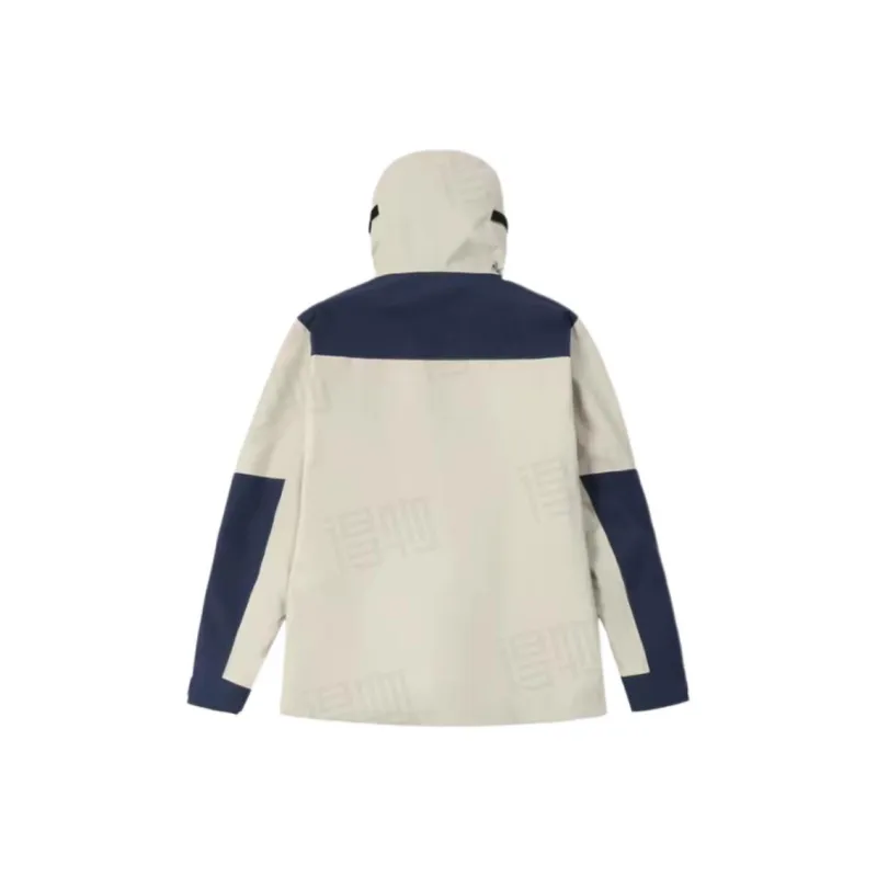 CAMEL Waterproof, Windproof, Breathable, And Thermal Windbreaker Jacket Unisex Ink Blue Gray-1