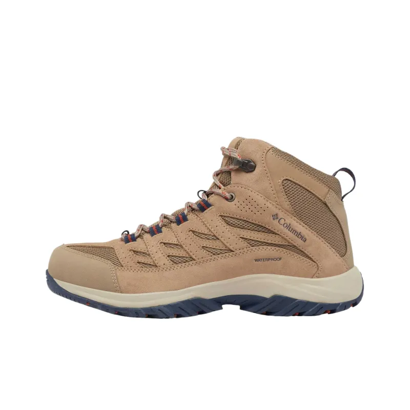 Columbia Crestwood High Top Trekking Shoes Men's Light Brown-0