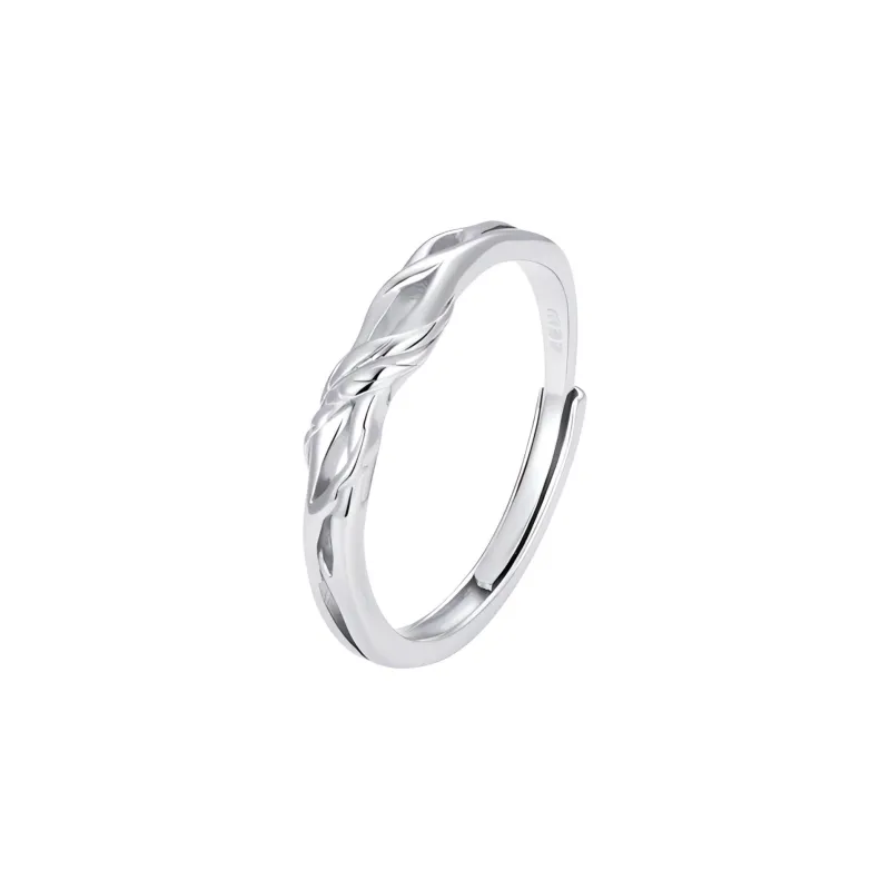 CLARKIA FLOWER S999 Fine Silver Rings Unisex-5