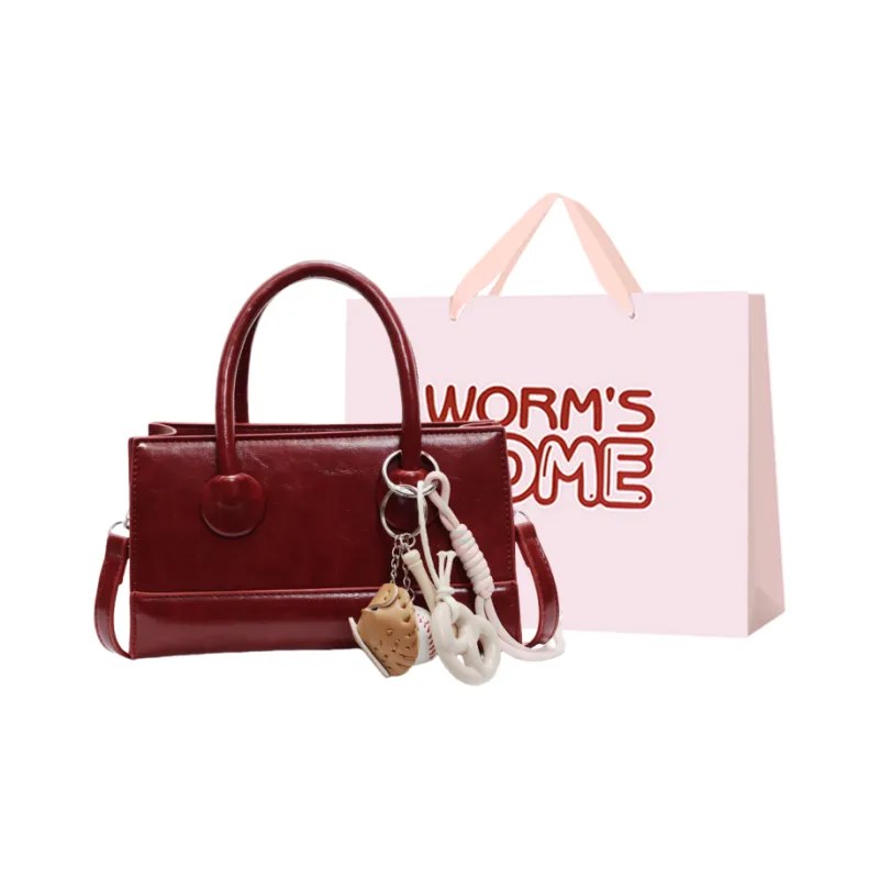 Worm's Home PU Handbag Women's Multicolor-8