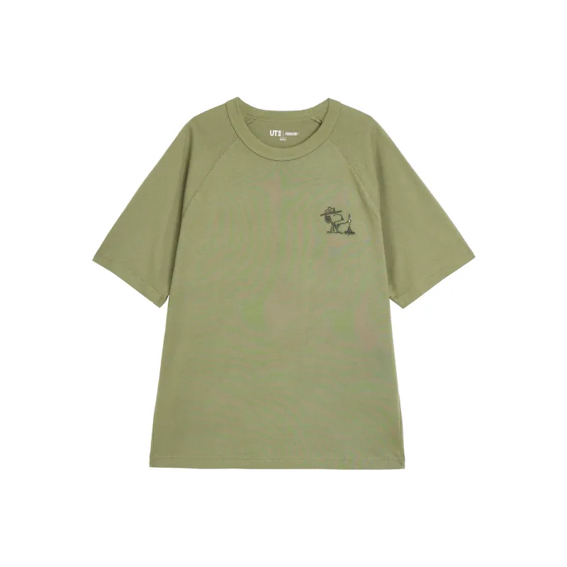 UNIQLO T Shirt Unisex Grass Green-0