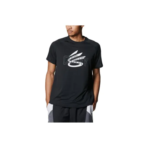 Under Armour Raglan Sleeve T Shirt Men's Black
