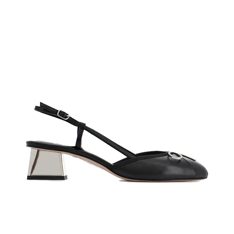 Sophia Webster Chunky Heel High Heels 5cm Women's Black-1