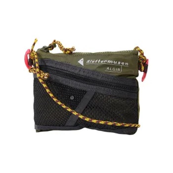 KLATTERMUSEN Recycled Polyamide Shoulder Bag, Crossbody Bag Trumpets Unisex Black & Green