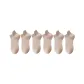 MYT-199 Breathable Ankle Socks, Khaki, 6-Pack