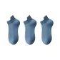 MYT-199 Breathable Ankle Socks, Haze Blue 3 Pack