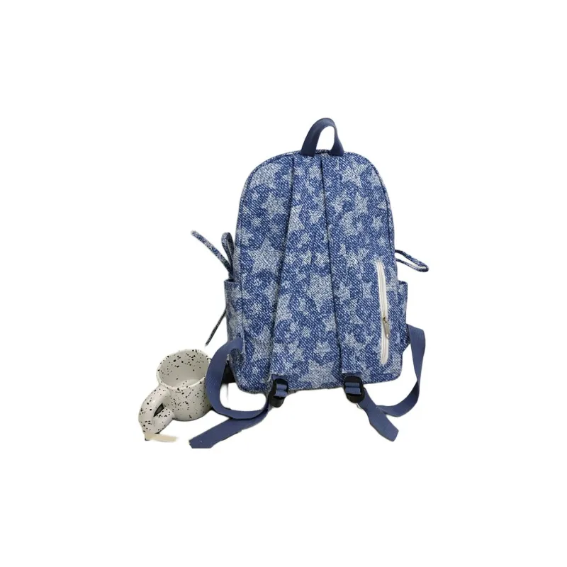 H YXIANG Nylon Backpack Regular Unisex Multicolor-4