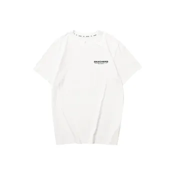 Skechers T Shirt Men's Marshmallow White