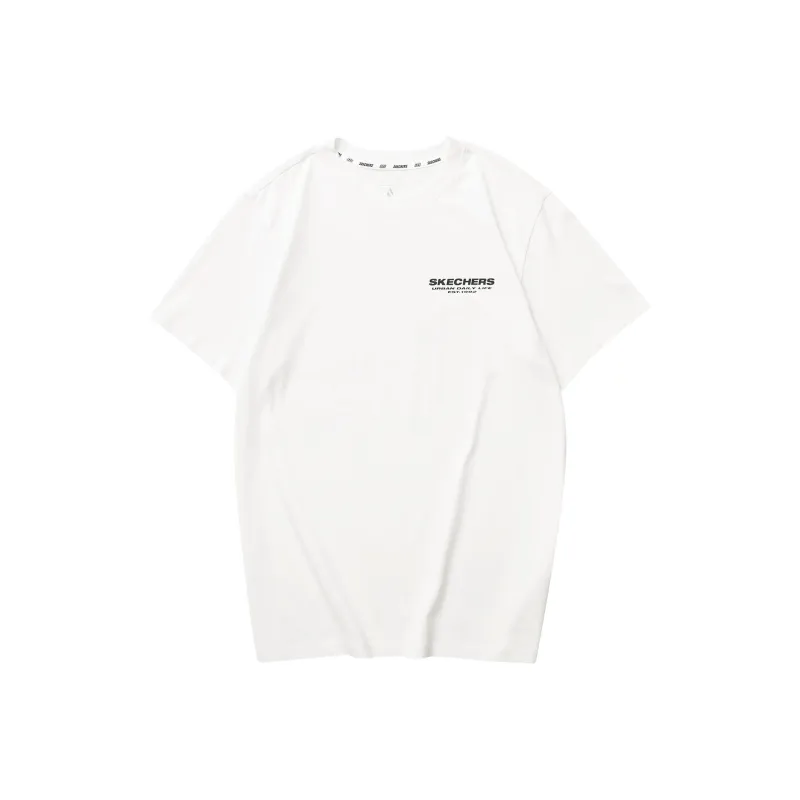 Skechers T Shirt Men's Marshmallow White-0