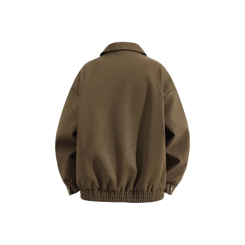 FAX FOR FMACM Leather Jacket Unisex-5