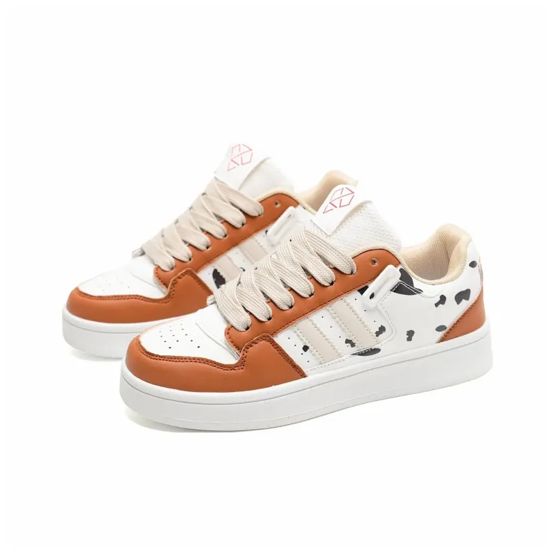 Circle Small Coverage Lightweight Breathable Height Increasing Low Top Skateboard Shoes Unisex-53