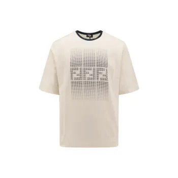 FENDI FF motif Cotton T shirt