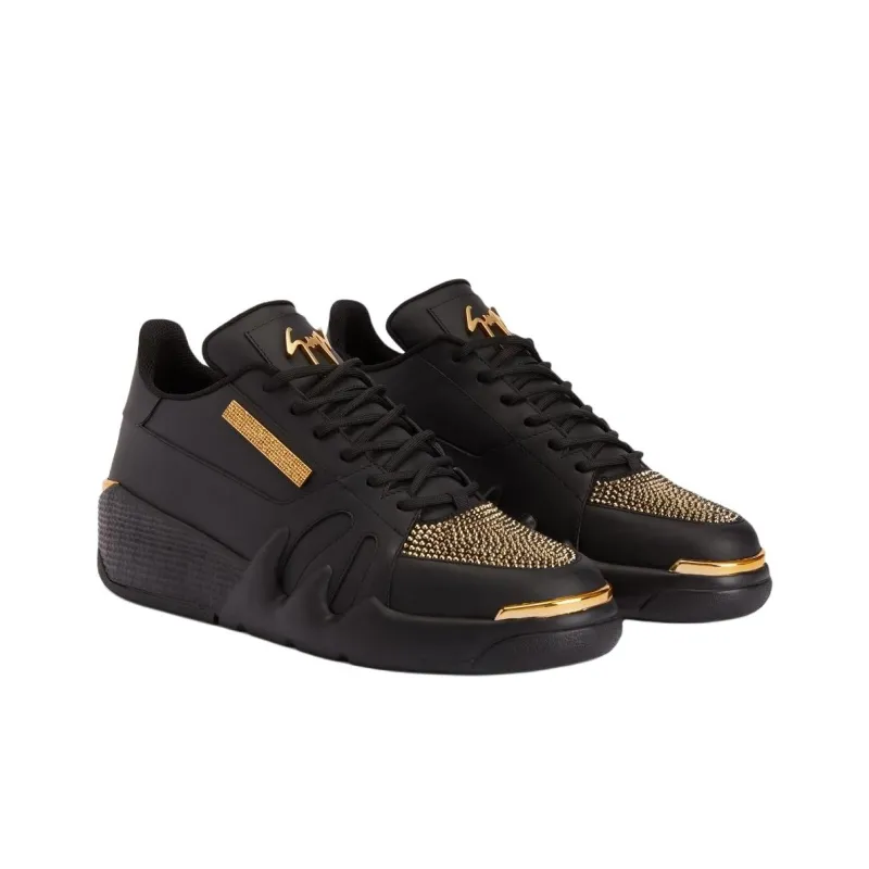 Giuseppe Zanotti/GZ Talon Low Top Skateboard Shoes Men's Black-2