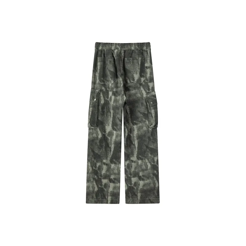 NOAHGIGI Jeans Unisex Tie Dye Camouflage-5