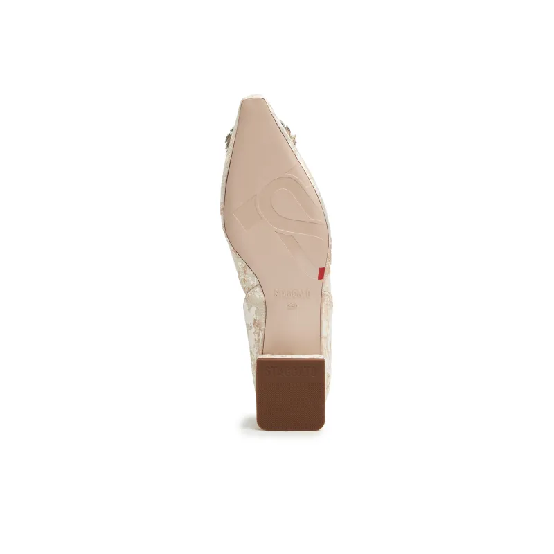Staccato Cubic Sugar Glaze Casual Single Shoes Women's Soft Light Apricot-4