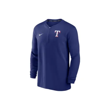 Nike Texas Rangers Authentic Collection Game Time Men's Nike Dri-FIT Mlb 1/2-Zip Long-Sleeve Top