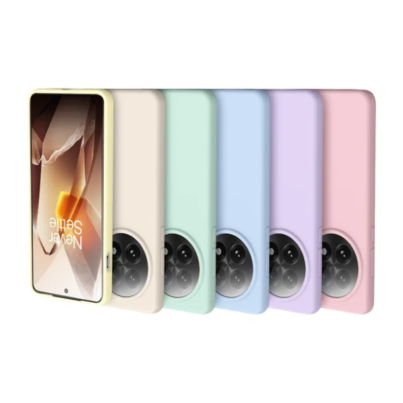 BOLIANSHI Silicone Material Skin Friendly Texture Fully Enclosed Phone Cases Compatible With OnePlus 13 Solid Color-3