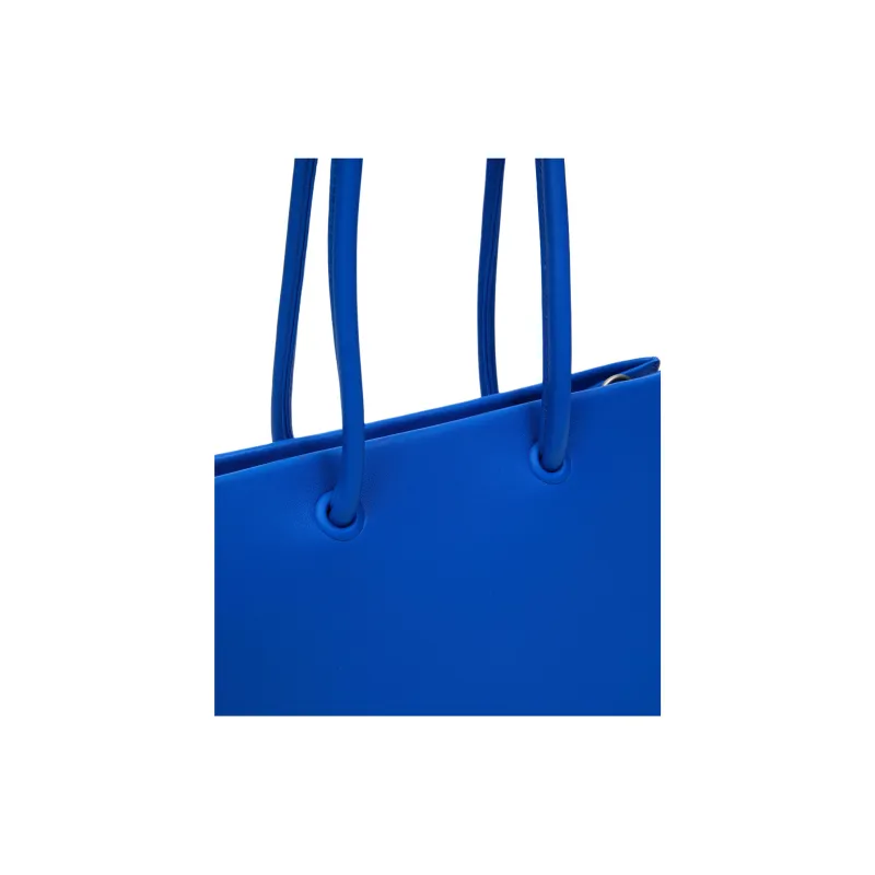 ADER ERROR Cow Leather Tote Bag, Shopping Bag, Shoulder Bag Women's Blue-5
