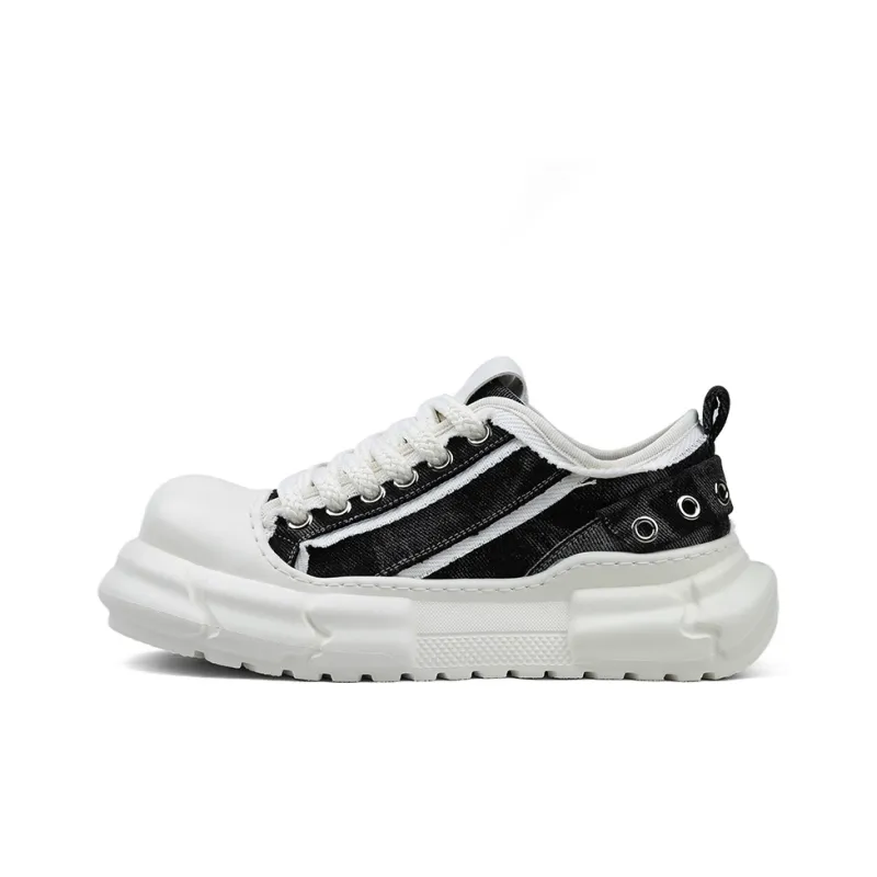 Tide Attack Breathable Lightweight Height Increasing Low Top Casual Shoes Men's-6