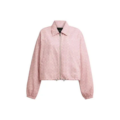 COACH SS25 Trench Coat Women's Pink