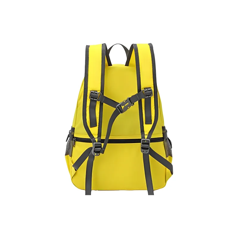 Warrior Nylon Backpack Regular Unisex Yellow-2