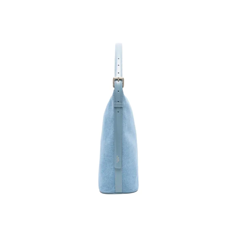 A.P.C Cotton Handbag Shoulder Bag Women's Blue-1