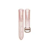 [Genuine Leather Guarantee]Blue Balloon Pink-Rose Gold Folding Clasp