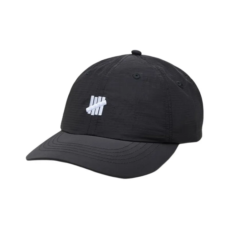 UNDEFEATED Polyamide Baseball Caps Unisex Black-0