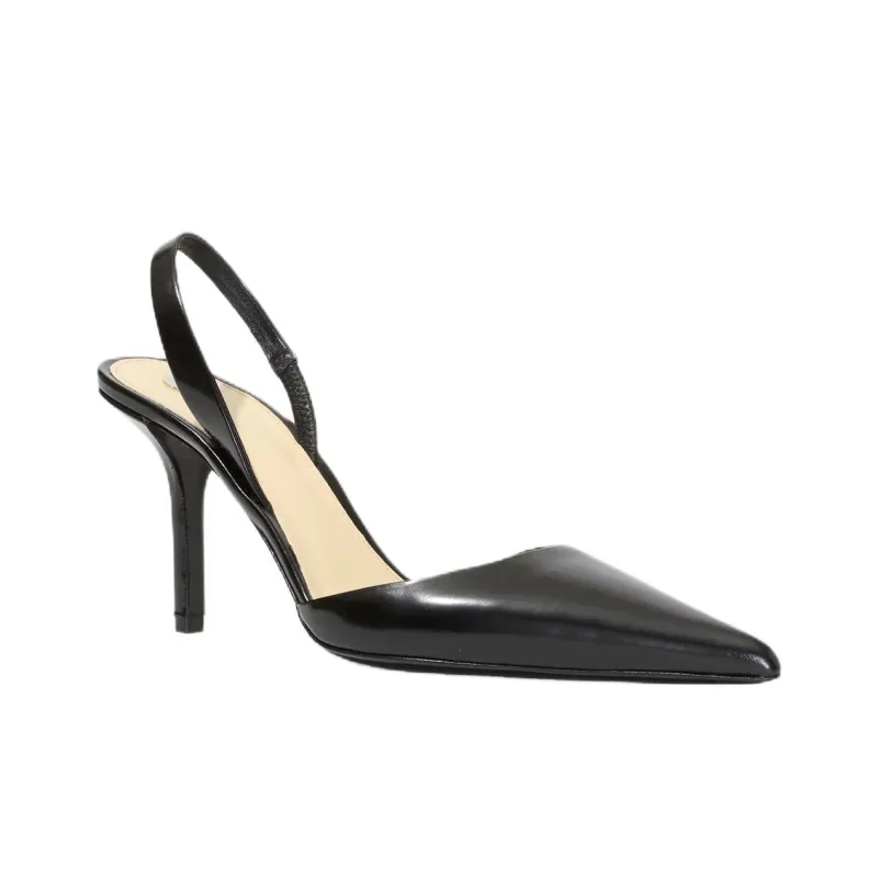PROENZA SCHOULER Slash Spazzolato Slim Heel High Heels 8.5cm Women's Black-2