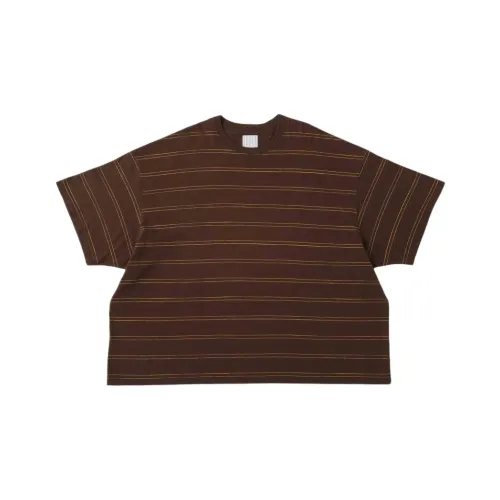 Stripes For Creative 브라운 남성 티셔츠
