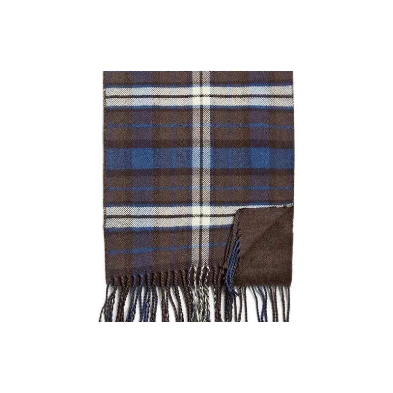 ZARA Polyester Knit Scarves Men's Chocolate-2