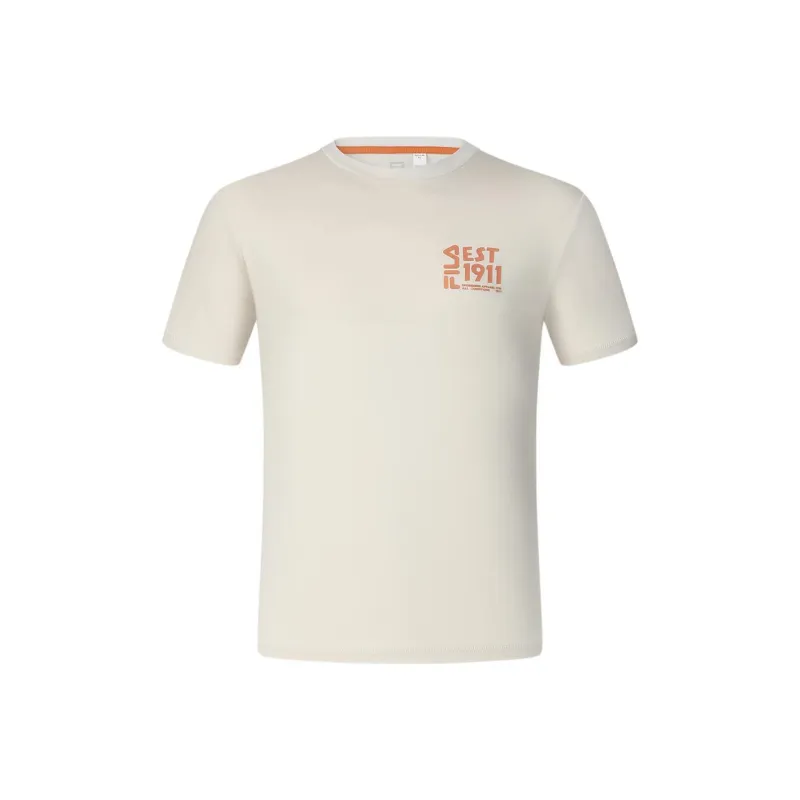 FILA Regular T Shirt Men's Beige-0