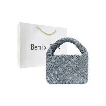 BEMIX PETS Denim Handbag Regular Women's Denim Blue